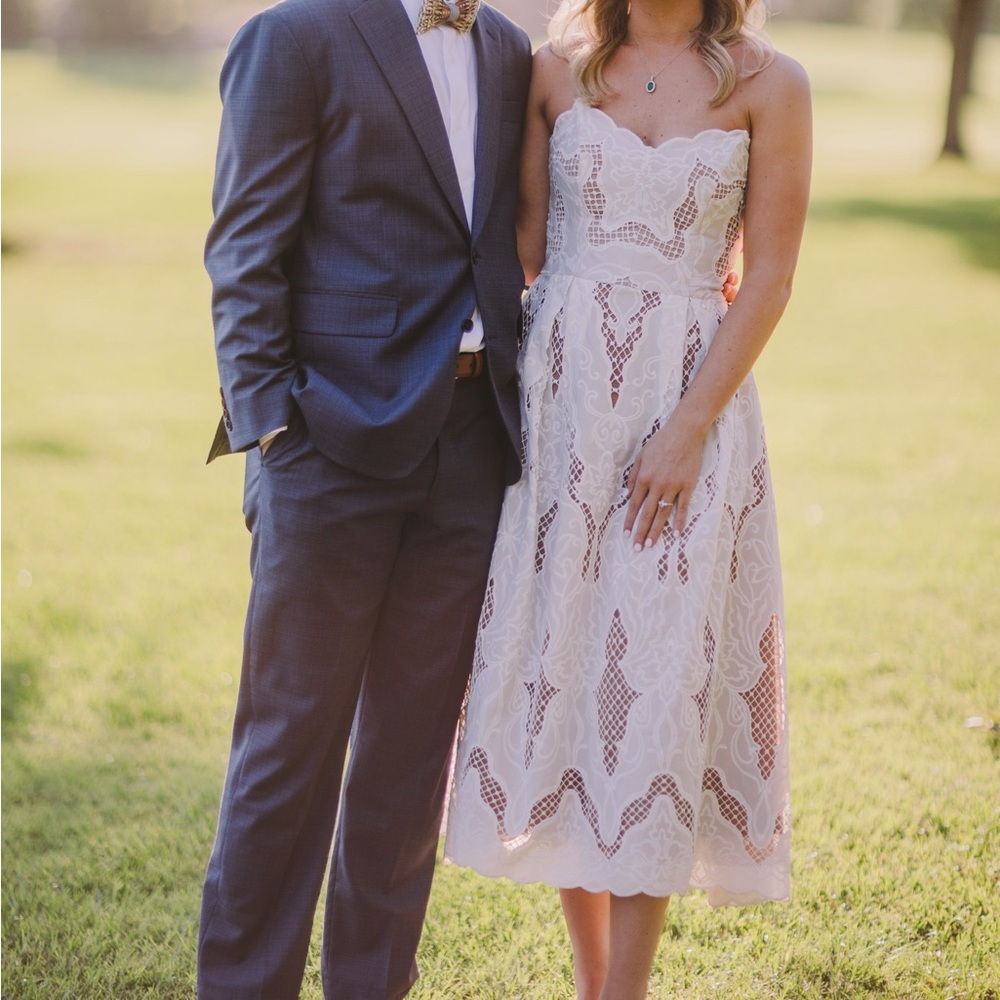 Elliatt Pink Sweetheart Sundress Wedding Guest